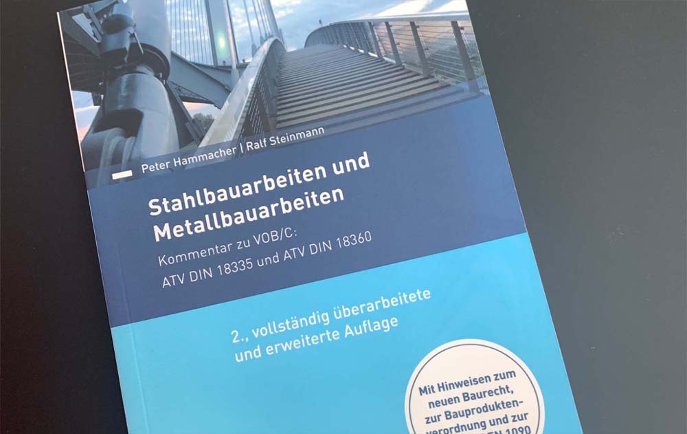 Stahlbau-Infotage: Buch Ausschreibungen für den Stahlbau von Ralf Steinmann – Hahner Technik in Fulda