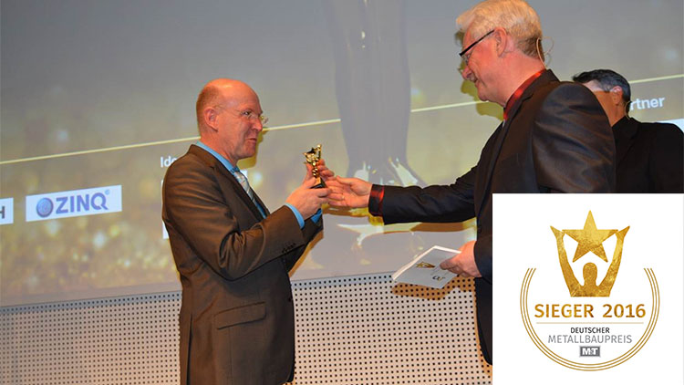 M&T Metallbaupreis 2016 für Hahner Technik