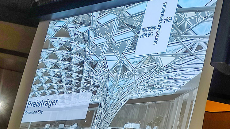 Ingenieurpreis des Deutschen Stahlbaus für Common Sky des Studio Other Spaces, ArtEngineering und HAHNER Technik