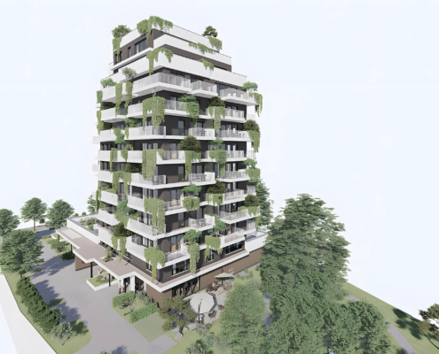 "The Flag" in Wiesbaden: Entwurf des Umbaus