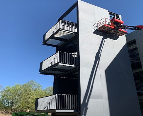 BBZ Münnerstadt: Außentreppe