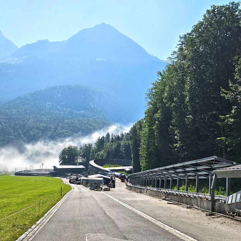 Überblick über die Kunsteisbahn Königssee