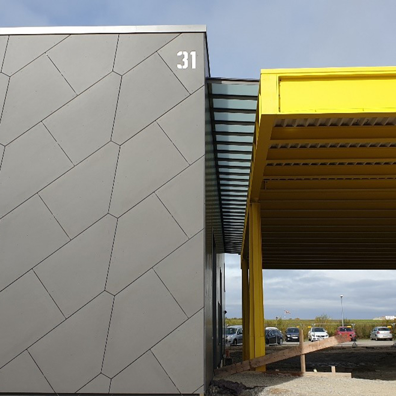 Halle des Heeresflugplatz in Niederstetten