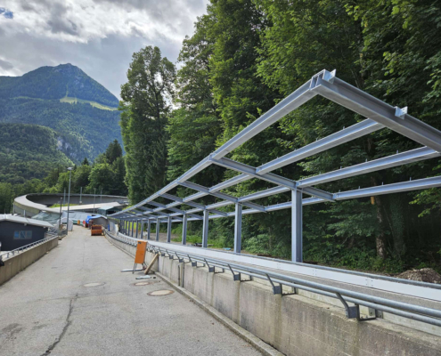 Wiederaufbau der Kunsteisbahn am Königssee: Tradition, Handwerk und moderne Technik vereint