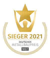Signet: Sieger des Deutschen Metallbaupreises 2021
