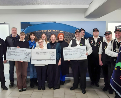 Spendenübergabe der Weihnachtsspende 2025 durch HAHNER Technik