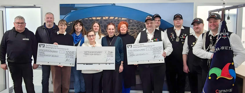 Spendenübergabe der Weihnachtsspende 2025 durch HAHNER Technik