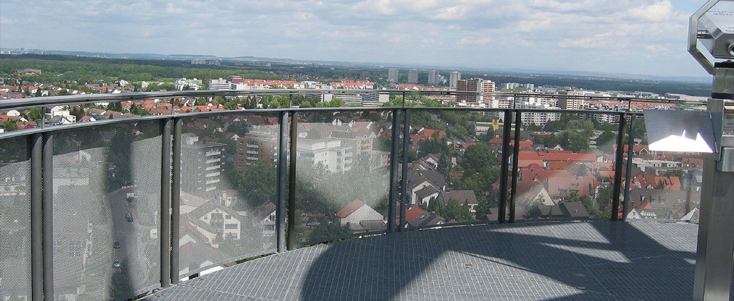 Hessentagsturm Dietzenbach - Empore - Blick von oben